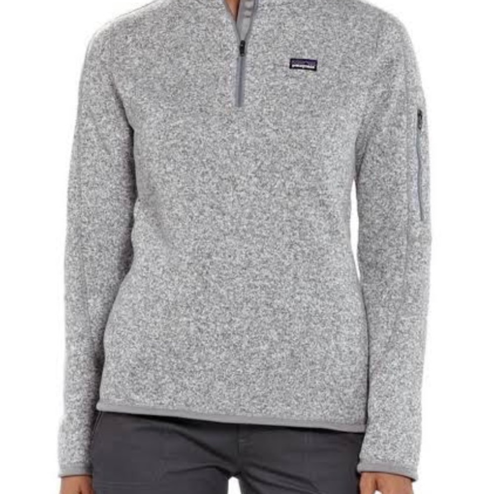 Patagonia 1/4 zip oatmeal pull over sweatshirt size small